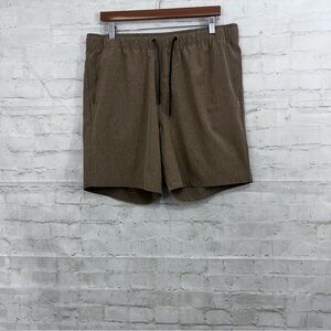 Eddie Bauer Tan Elastic Drawstring Waist Shorts